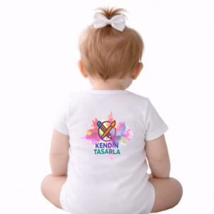 Kendin Tasarla Kısa Kollu Kız Bebek Zıbını